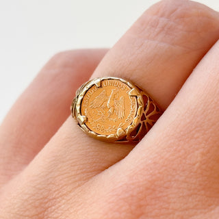 Coin Signet | 9ct Gold | Size M | 2.03g