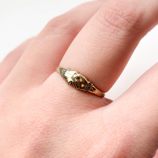Fede Ring | 9ct Gold | Size O½ | 1.1g
