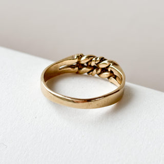 Rope Ring | 9ct Gold | Size P | 2.95g