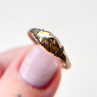 Fede Ring | 9ct Gold | Size O½ | 1.1g