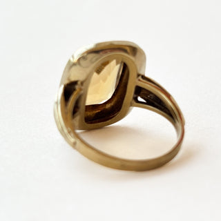 Citrine Statement Ring | 8ct Gold | Size K | 3.3g