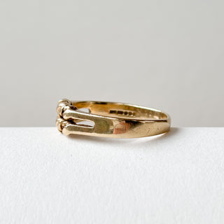 Rope Ring | 9ct Gold | Size P | 2.95g