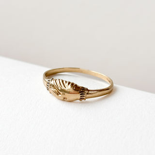 Fede Ring | 9ct Gold | Size O½ | 1.1g