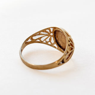 Coin Signet | 9ct Gold | Size M | 2.03g