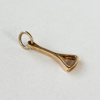 Bottle Opener Pendant 18 inch cable link necklace  | 9ct Gold | 1.76g
