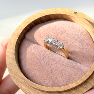 A Timeless Classic – Four-Stone Diamond Eternity Rin