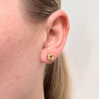 Knot Earrings | 9ct Gold | 0.6mm | 1.4g