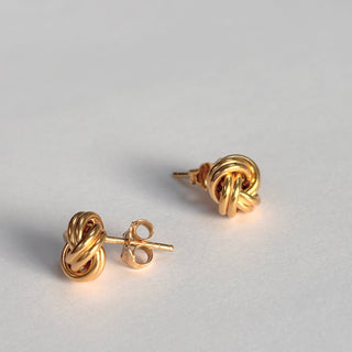 Knot Earrings | 9ct Gold | 0.6mm | 1.4g