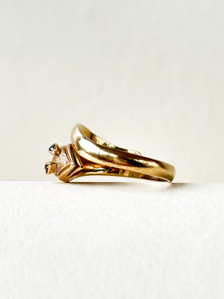 Ruby Snake Ring | 9ct Gold | Size M | 3.75g