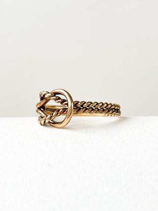 Two Intertwined Knot Ring | 9ct Gold | Size K | 1.88g