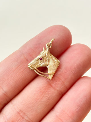 Horse Pendant | 9ct Gold | 17mm × 17mm