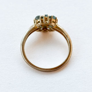 Synthetic Cat’s Eye Alexandrite | 9ct Gold | Size N | 2.57g