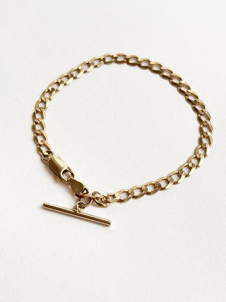 Cuban Bracelet T-Bar | 9ct | 6.6inch | 3.4g