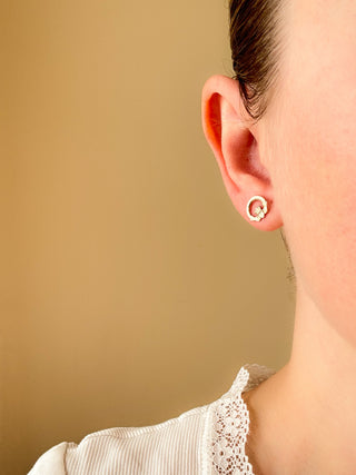 Claddagh Stud Earrings | 9ct Gold | 0.89g | 10mm