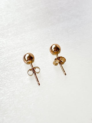 Gold Ball Stud Earrings | 9ct Gold | 4mm | 0.20g