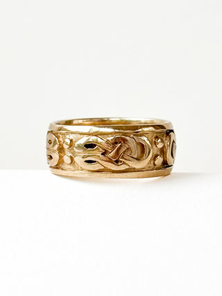 Celtic Knot Band | 9ct Gold | Size K | 5.33g