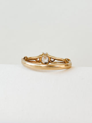CZ Trilogy Ring | 9ct Gold | Size O | 2.11g