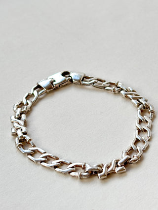 Cuban-Style Link Bracelet | Sterling Silver | 16.30g