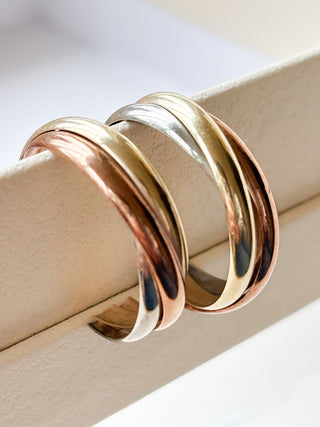 Russian Hoop Earrings | 9ct Gold | 2.87g