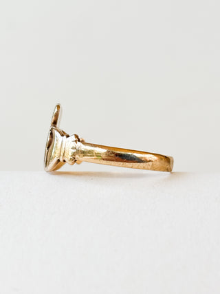Large Claddagh Ring | 9ct Gold | Size V | 2.83g