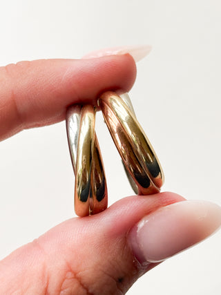 Russian Hoop Earrings | 9ct Gold | 2.87g