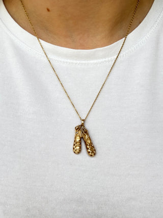 Heavy Irish Dancing Shoes Pendant | 9ct Gold | 5.58g | 33mm