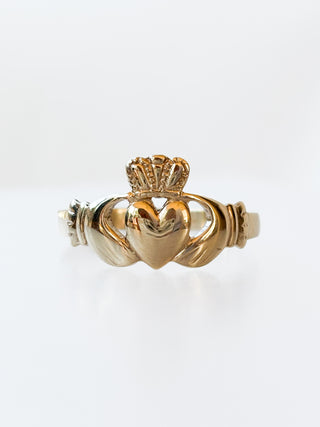 Large Claddagh Ring | 9ct Gold | Made in Ireland | Size W | 2.72g