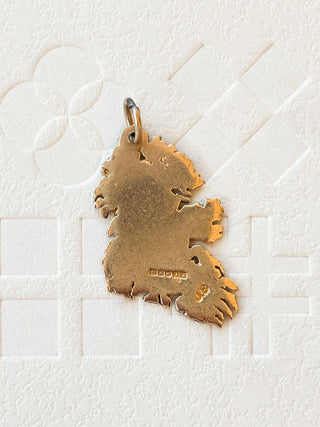 Ireland Map Pendant | 9ct Gold | 1.91g | 26mm