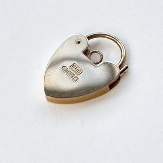 Large engraved Large Lock (2 × 3cm, 3.25g) | 9ct Gold | 18" Fine Cable Link Chain