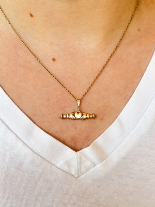 Claddagh T-Bar Pendant
