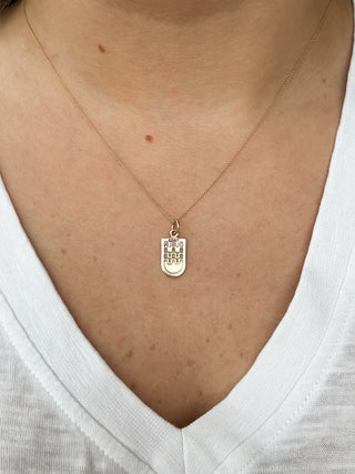 Dublin 1988 Pendant | 9ct Gold | 18-Inch Fine Diamond Anchor Chain | 1.21g
