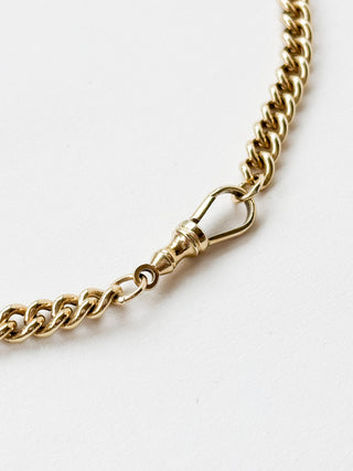Heavy Curb Chain Necklace | 9ct Gold | 36.36g