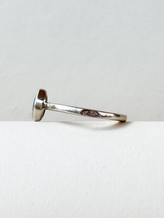 Bezel Set Marquis CZ Ring | 925 Silver | Size L | 3.45g