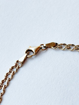 Claddagh Curb Bracelet | 9ct Gold | 4.13g | 7.87in
