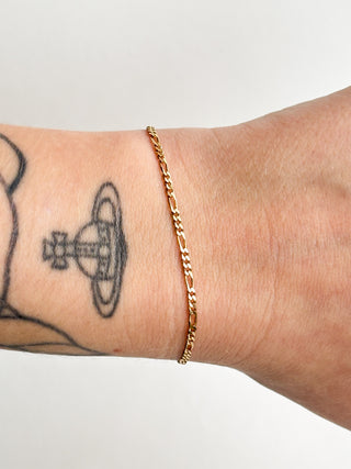 Bracelet with spring bolt clasp| 9ct Gold | 7inch | 1.38g