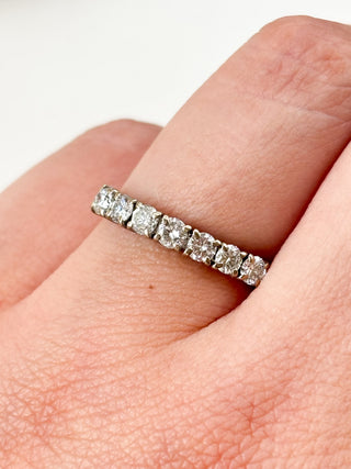 Diamond Eternity Ring | 18ct Gold | Size O | 3.22g