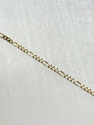 Star Set Claddagh Bracelet | 9ct Gold | 7.09-Inch | 2.58g