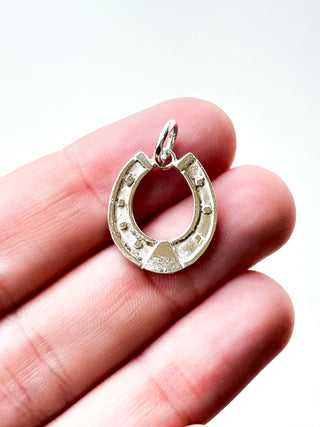 Horseshoe Charm | 925 Silver | 22mm × 16mm | 1.54g