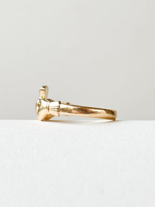Irish-Made Claddagh Ring | 14k Gold | Size N½ | 3.44g