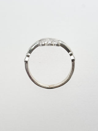 Silver Claddagh Ring | 925 Silver | Size L½ | 4.42g