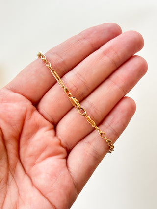 Fancy Link Bracelet | 9ct Gold | 6.9-Inch | 3.11g