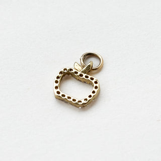 Apple charm | 9ct | 0.46g | 18in fine cable link chain