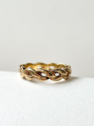 Celtic Weave Ring | 9ct Gold | Size L | 2.13g