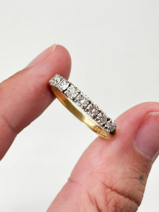 Diamond Eternity Ring | 18ct Gold | Size O | 3.22g