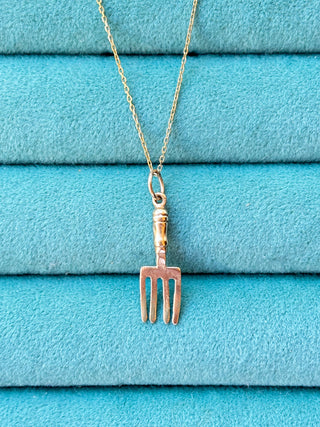 Garden Fork Charm | 9ct Gold | 1.11g