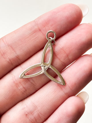 Trinity Pendant | Cable Link Chain | 925 Silver | 1.30g
