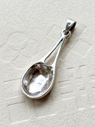 Celtic Spoon Pendant | Cable Link Chain | 925 Silver | 18–20-Inch | 2.18g