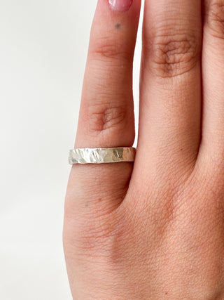 Textured Ring | Silver | Size K | 2.89g