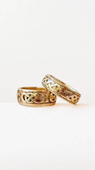 Celtic Braid Band Ring | 9ct Gold | Size N | 5.02g