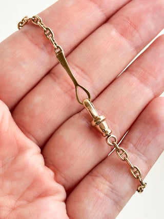 Mariner Link Bracelet with Albert Swivel Clasp | 9ct Gold | 7.5inch | 3.96g